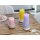6 Stumpen Kerzen rustikal 130x68 mm pastell pink 1. Wahl von Bolsius