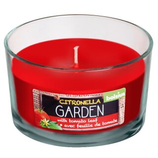 4 Duftkerzen im Glas 62x106 mm citronella/Tomatenblatt...