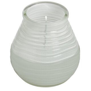 6 Glas Windlichter Patio Lichter 94x91 mm weiß Bolsius...