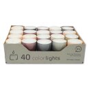 Teelichter im farbigen Acryl Cup Pastell Edition ca. 8...