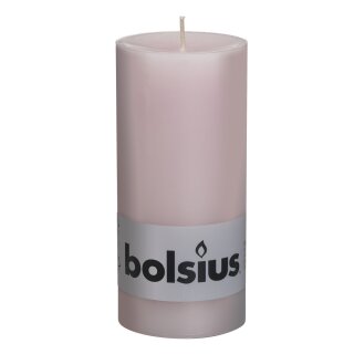 Bolsius Stumpenkerze Elegance 150x68 mm 1 St&uuml;ck Pastell rosa