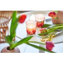 Bolsius Gef&uuml;lltes Duftglas 80x73 mm Holiday Dreams 6 St&uuml;ck Holl&auml;ndische Tulpen
