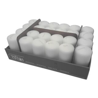 24 Stumpenkerzen 100x50 mm Safe Candle selbstverlöschend Wenzel Kerze, 21,90 €