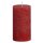 12 Bolsius Rustik Stumpen Kerzen 130x68 mm rot mit Flame Stop im 12er Tray