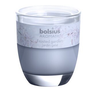 Bolsius Duftgl&auml;ser gef&uuml;llt 80x70 mm Limited Edition Frosted Garden (1 St&uuml;ck)